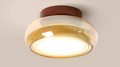 Plafonnier LED en Verre Design — Luminaire Moderne pour Entrée, Couloir & Chambre | LUCIA™