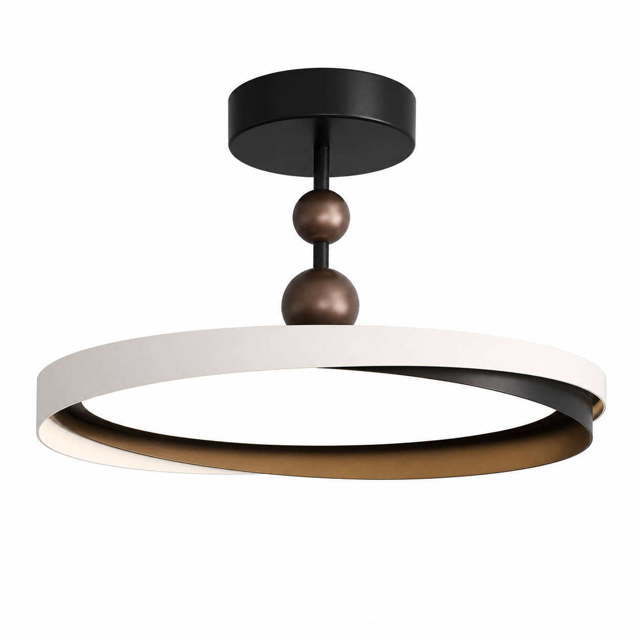Plafonnier LED Rétro HALO™ pour Chambre, Couloir & Cuisine