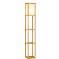 Lampadaire avec étagères de rangement intégrées - vue 3