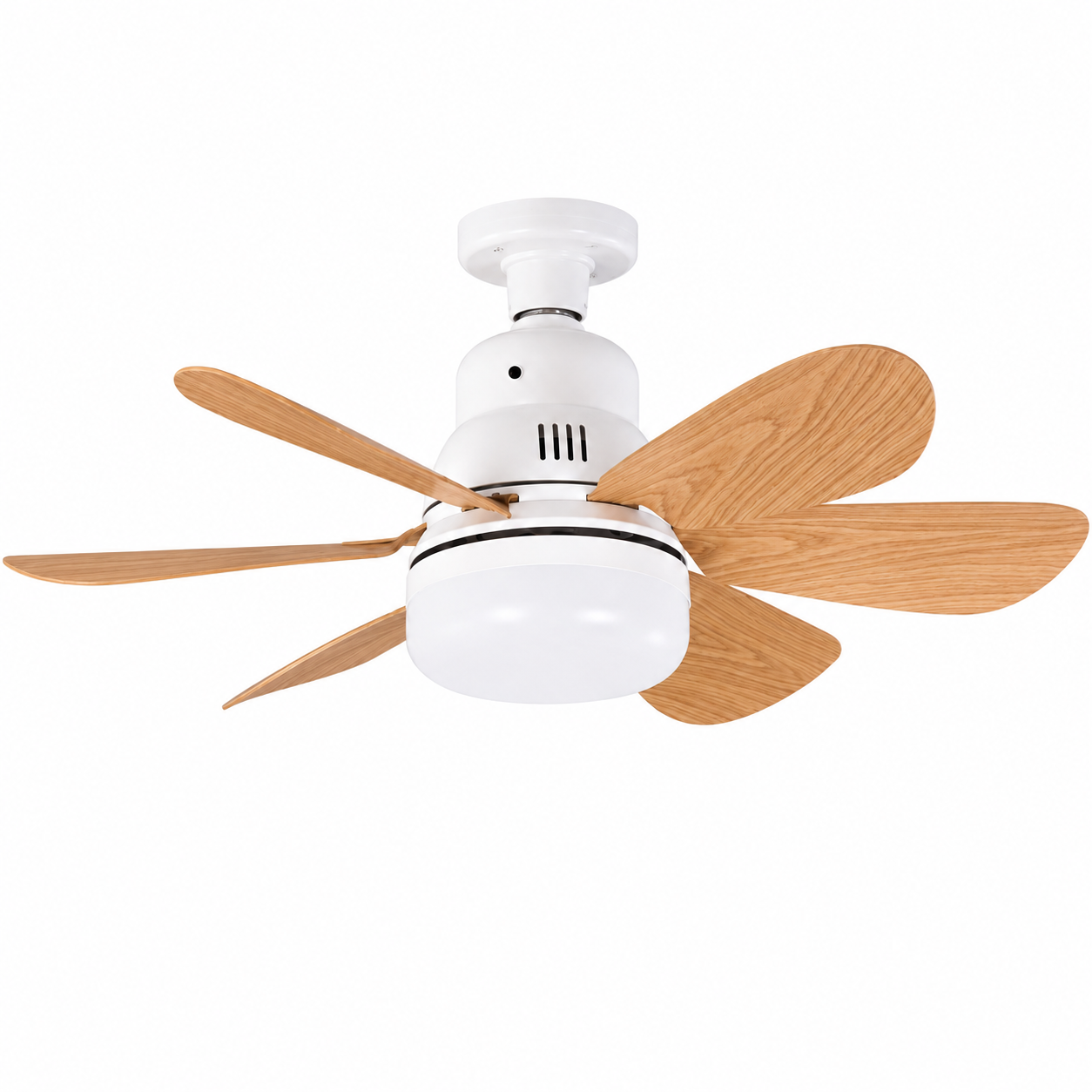 Lustre en bois FRESHAIR avec ventilateur de plafond intégré - vue 2