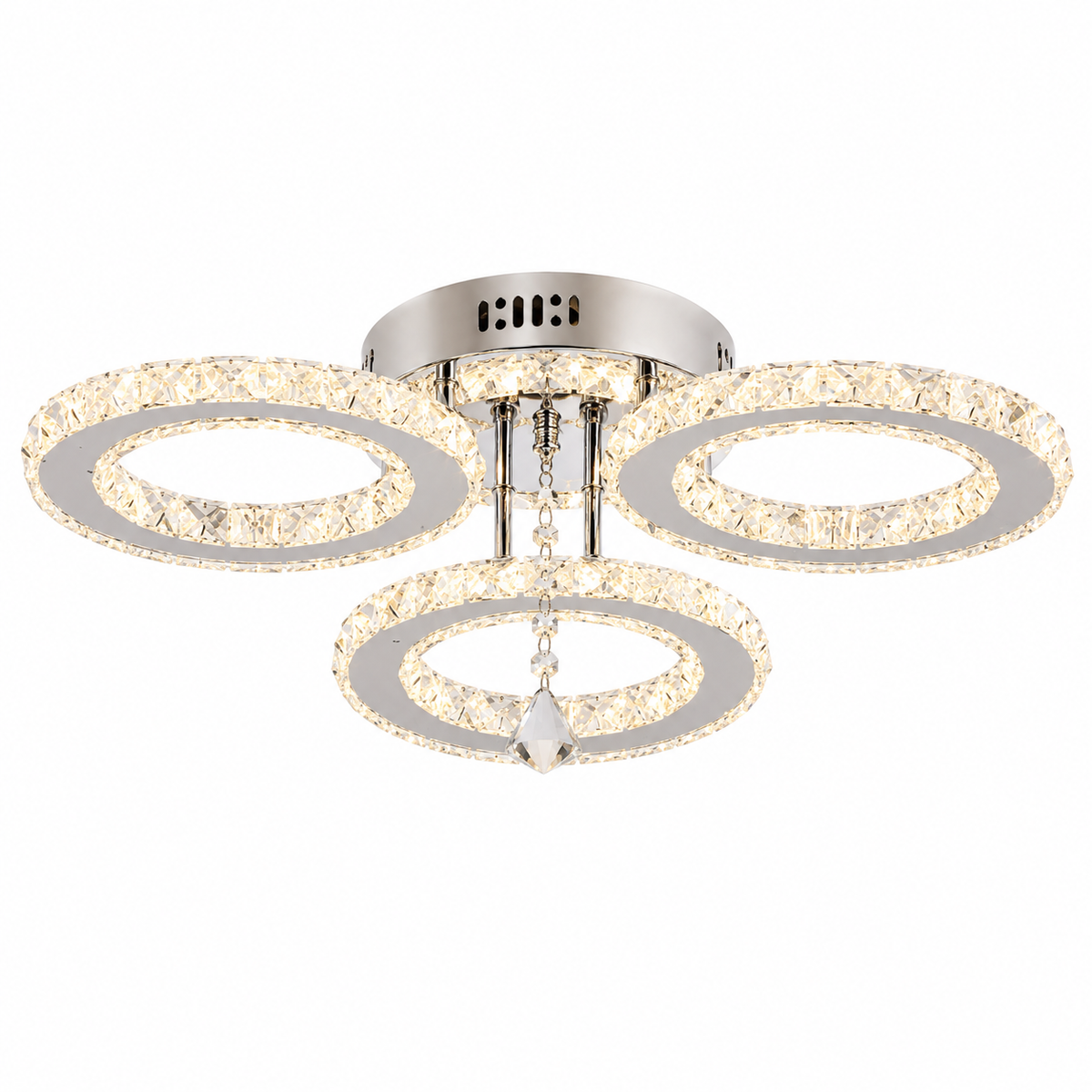 Plafonnier LED en cristal AURORA™ avec télécommande - vue 2