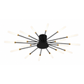 Plafonnier LED doré STARS™ design moderne - vue 2