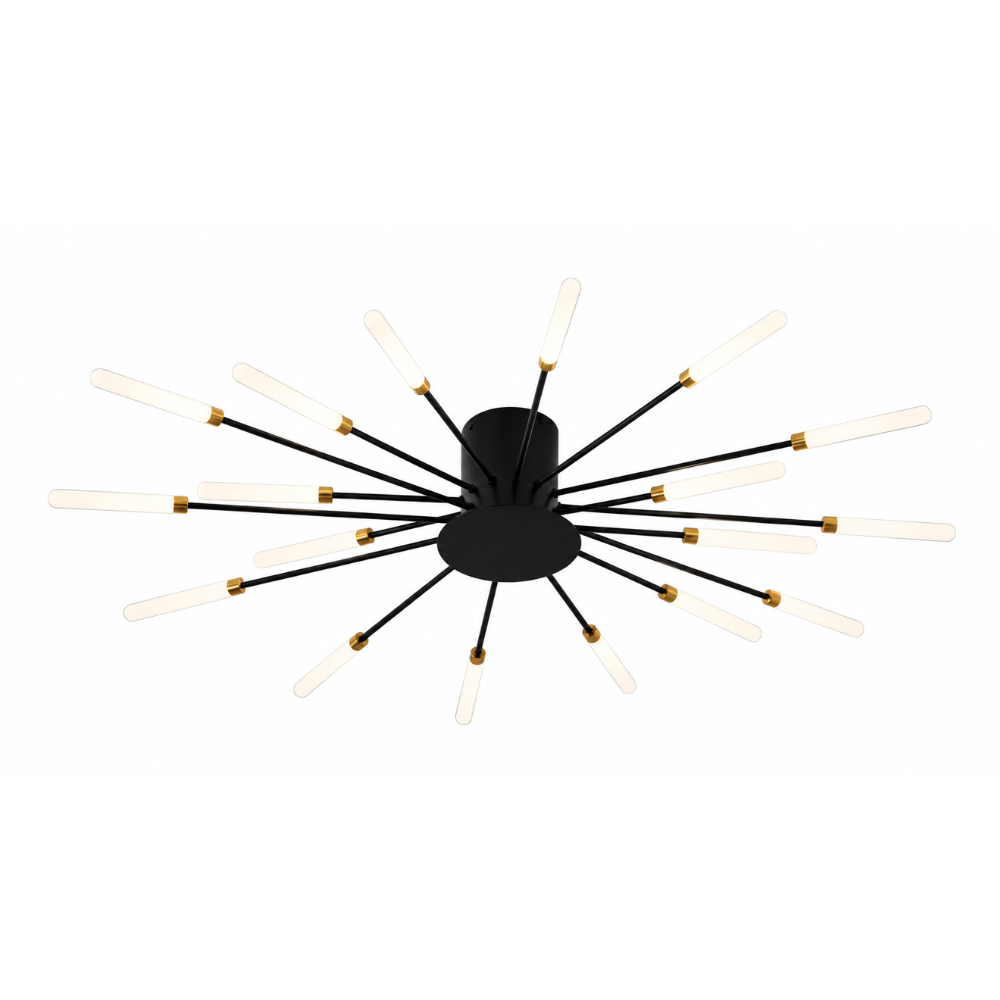 Plafonnier LED doré STARS™ design moderne - vue 2