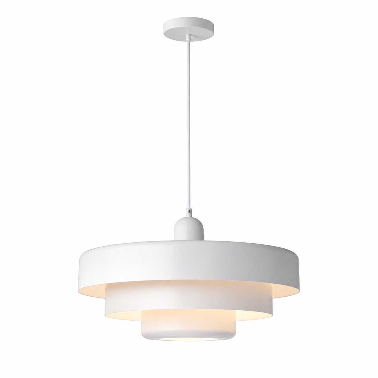 Suspension rétro AURA™ Mid-Century en métal laqué - vue 2