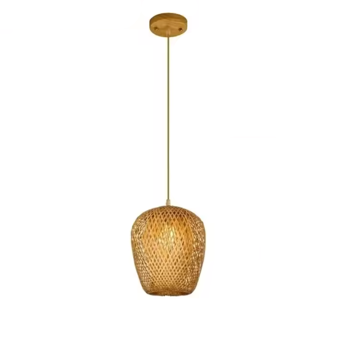 Suspension bambou tressé lanterne BALI™ - vue 2