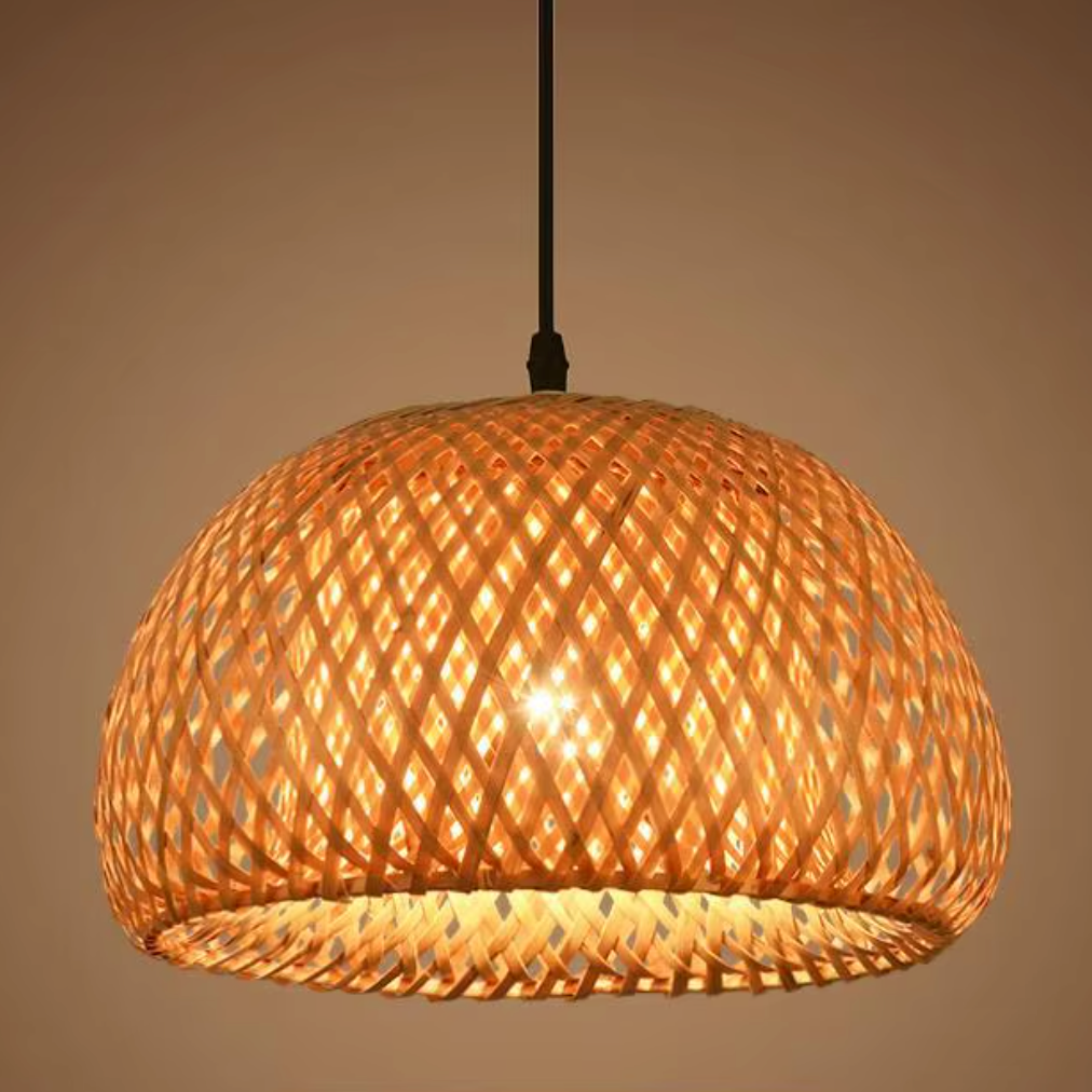 Suspension en bambou BAMBU™ style Japandi naturel