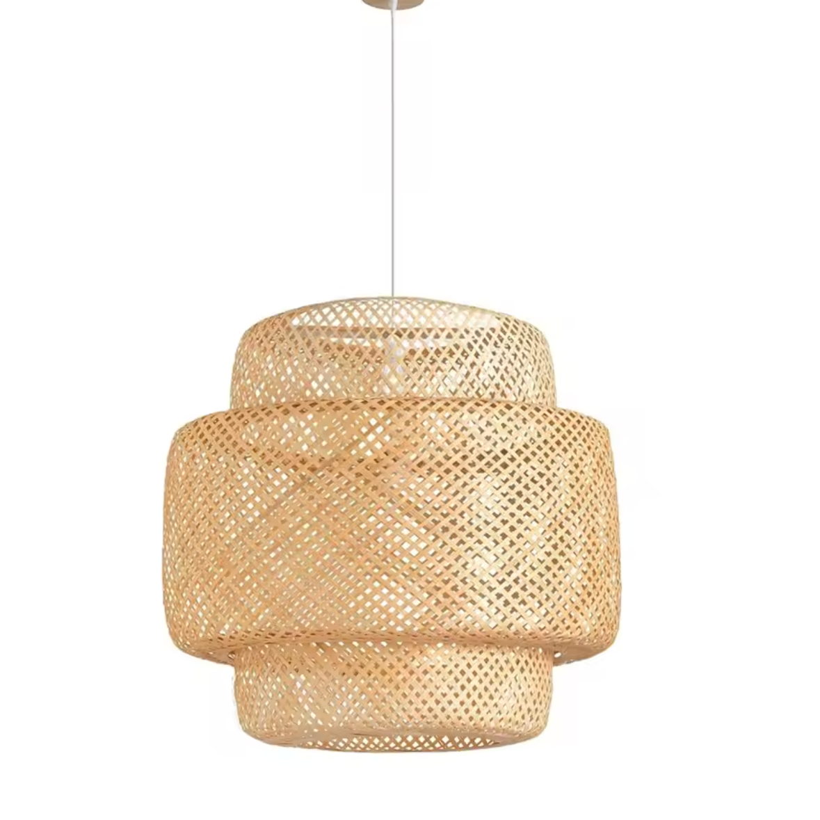 Suspension en bambou tressé GUAPA™ style Japandi - vue 2