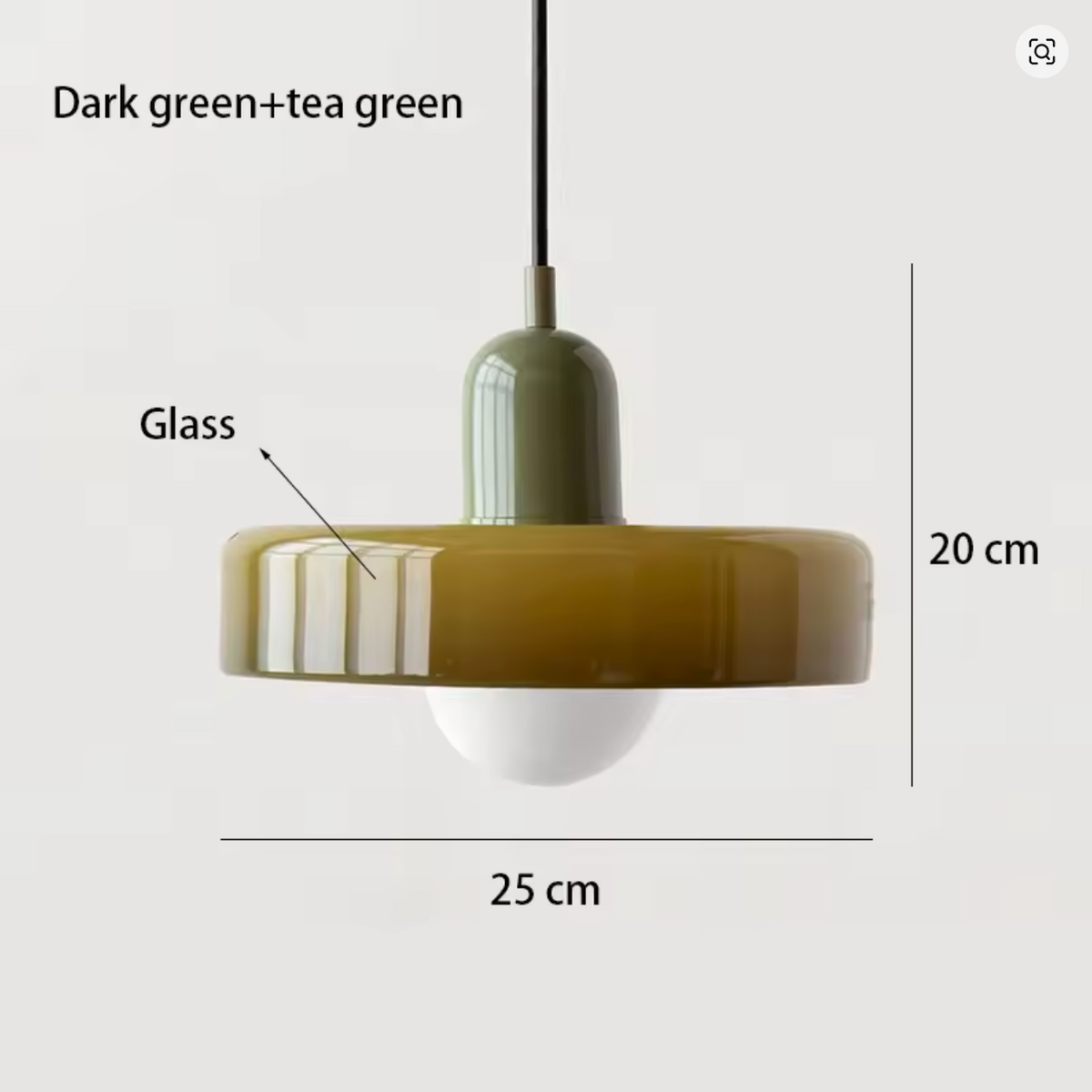 Suspension STELLAR™ en verre teinté coloré - vue 14