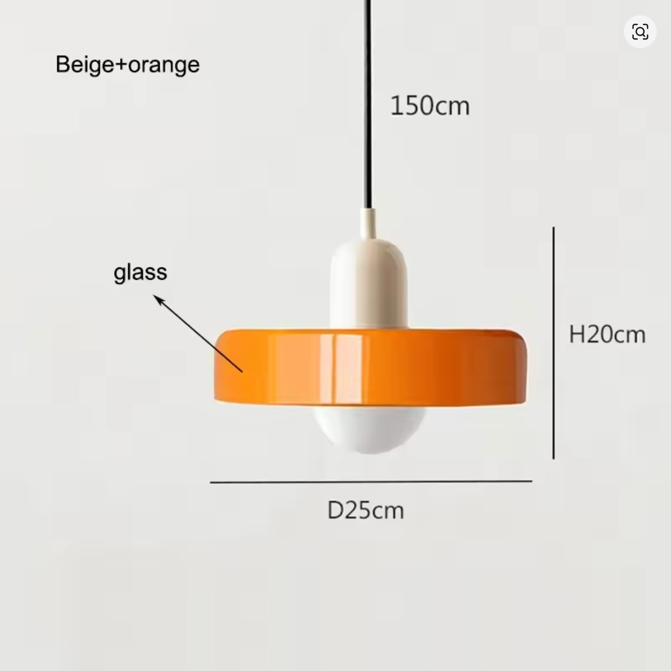 Suspension STELLAR™ en verre teinté coloré - vue 16
