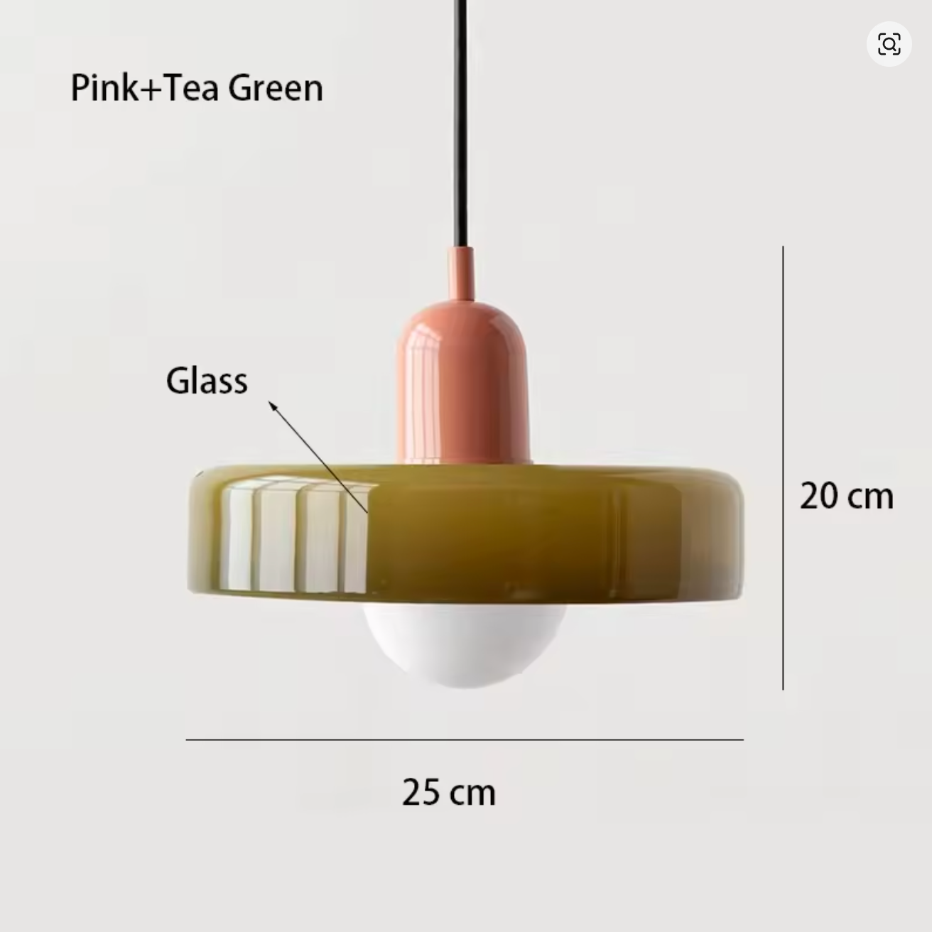 Suspension STELLAR™ en verre teinté coloré - vue 18