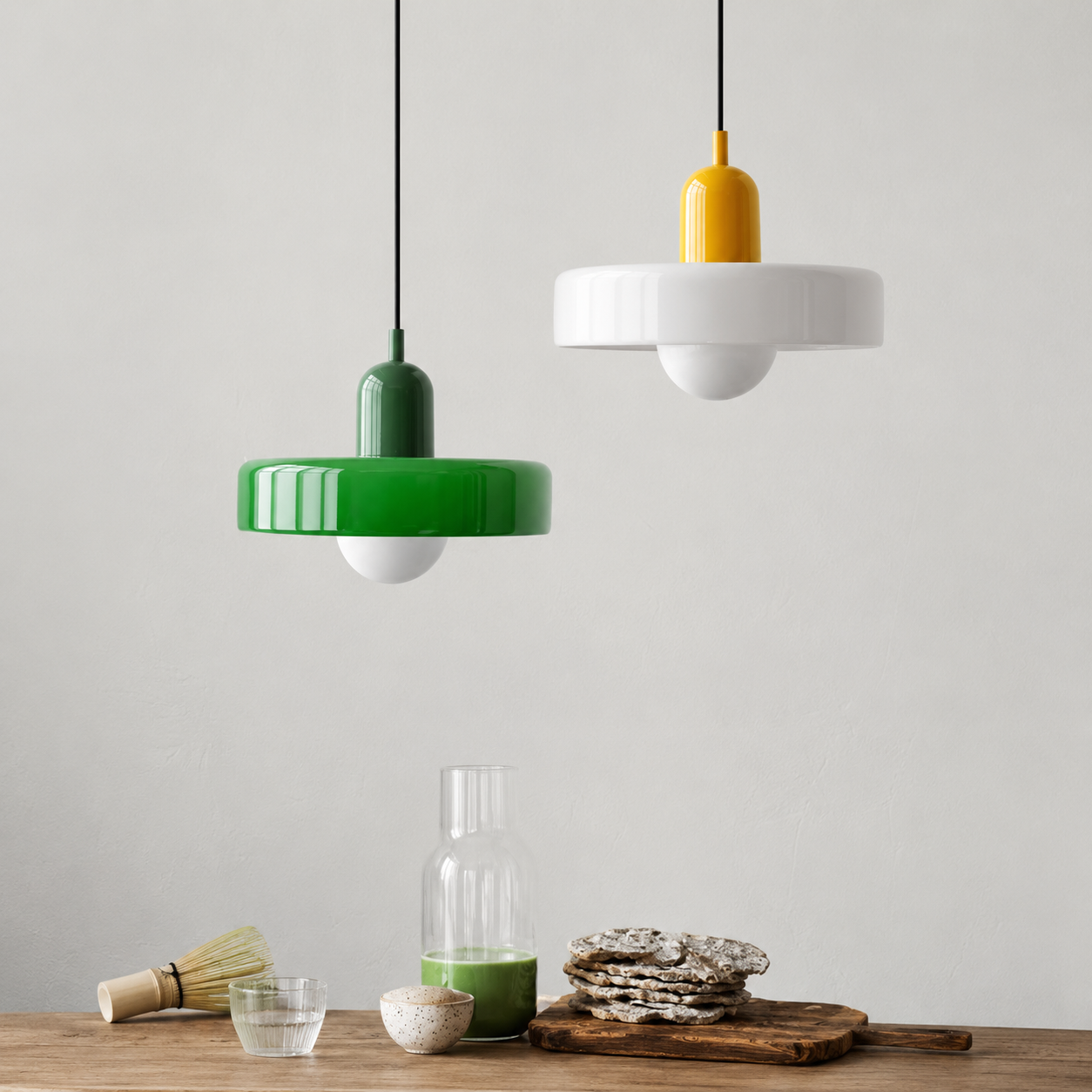 Suspension STELLAR™ en verre teinté coloré - vue 4